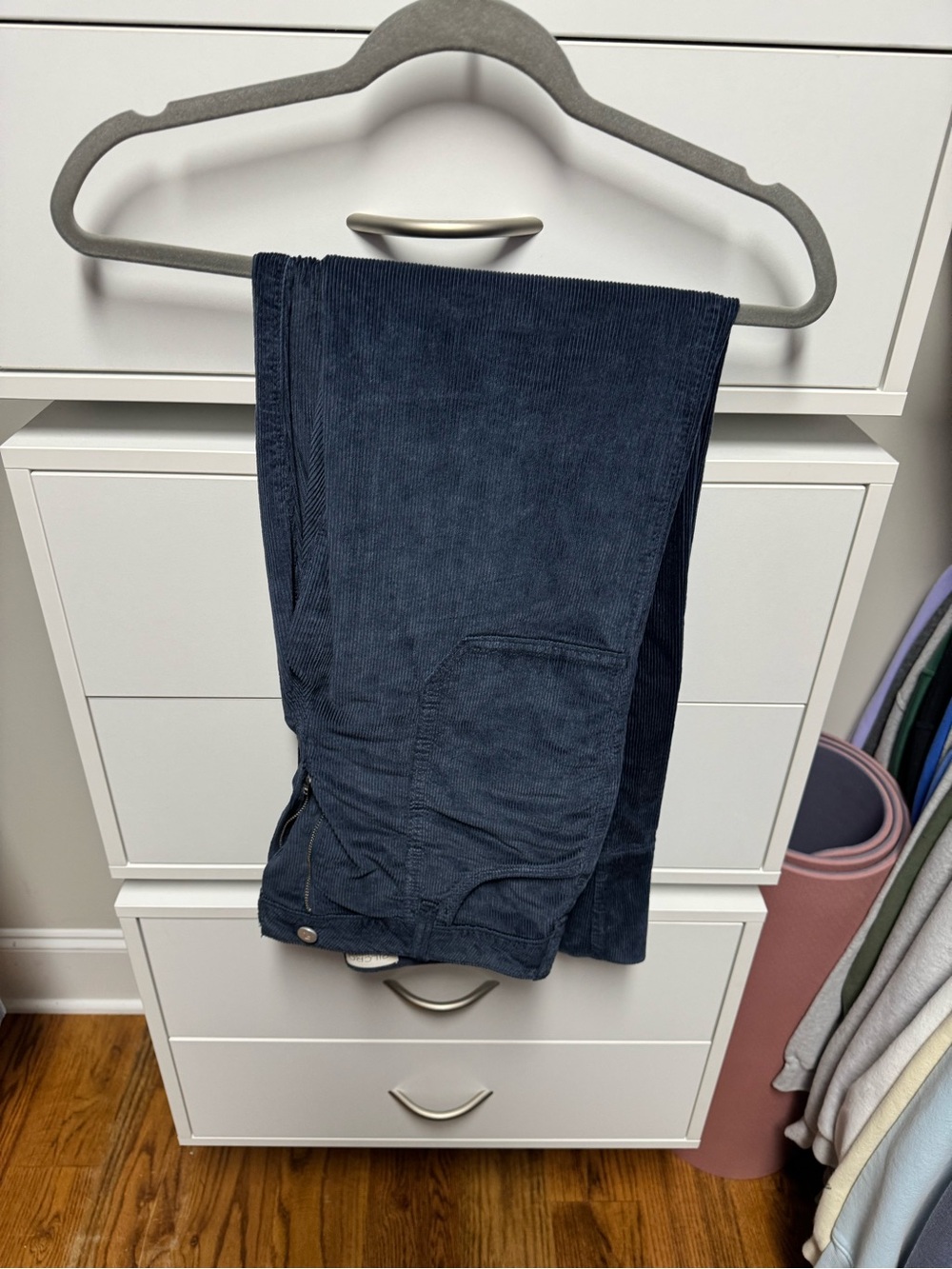 Pilcro Wonens Dark Navy Corduroy Pants